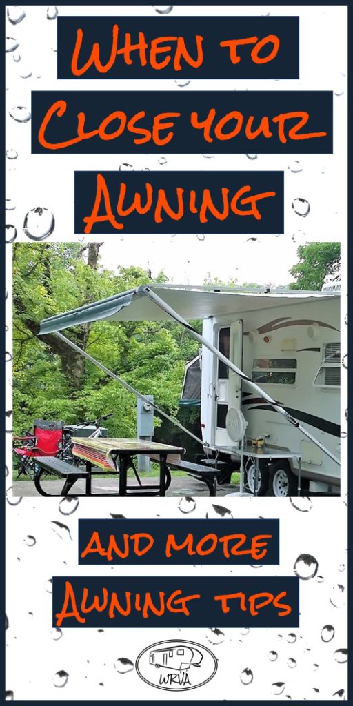 when to close your awning