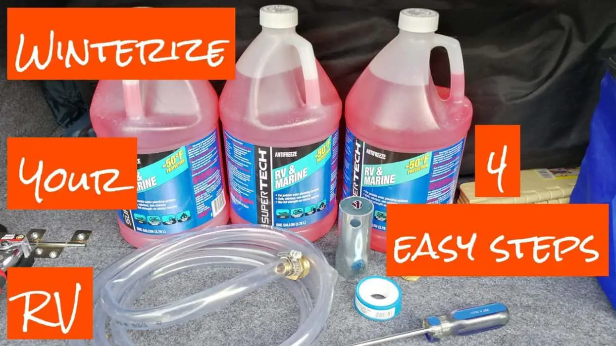 How to winterize an rv 4 easy steps 